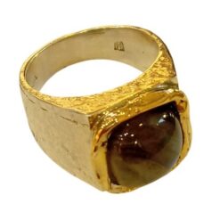 Anello Ursumando con Labradorite Argento e Bronzo Lav.Artigianale AN572